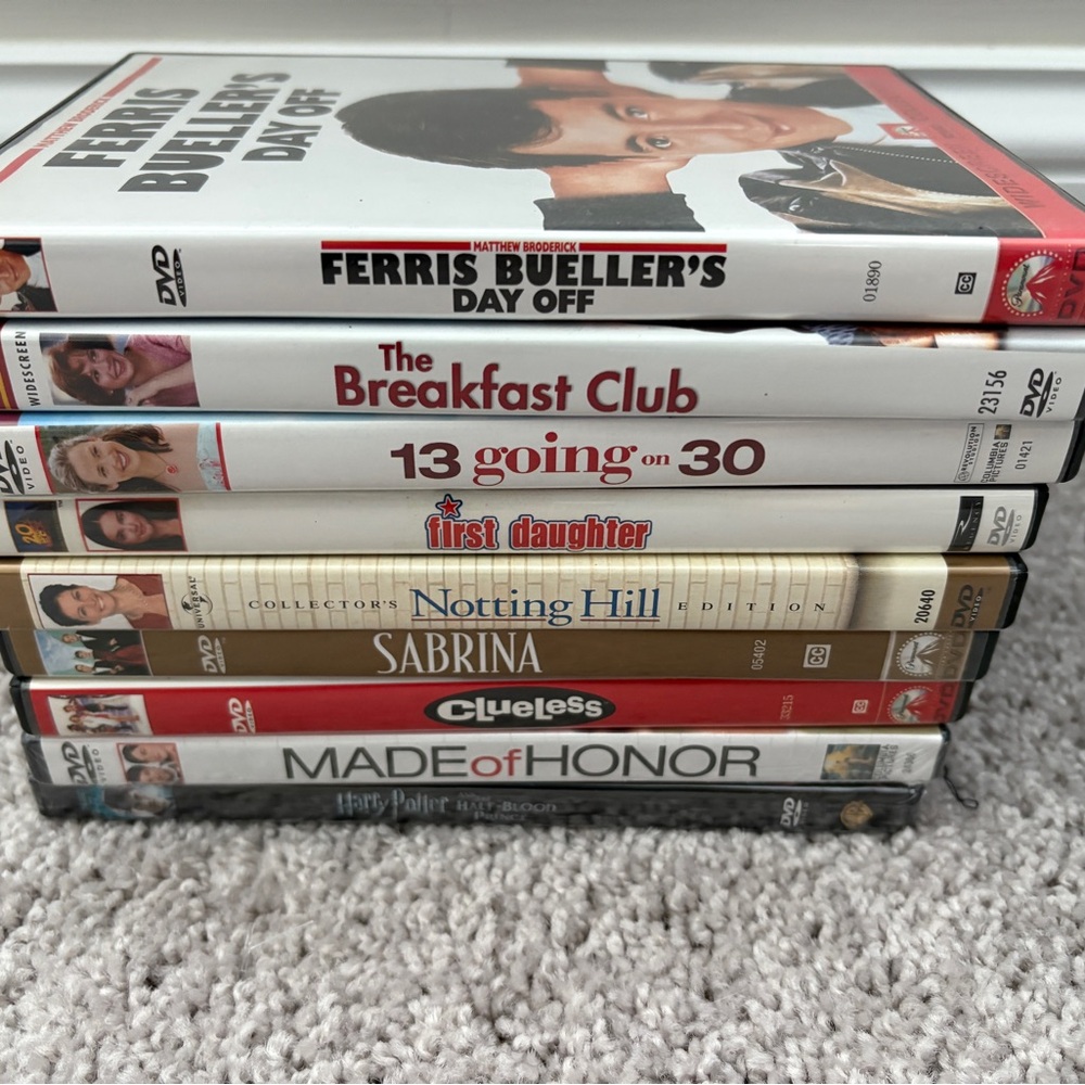 Collection of 9 Classic DVDs